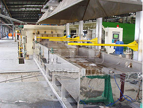 Brass plating production line
