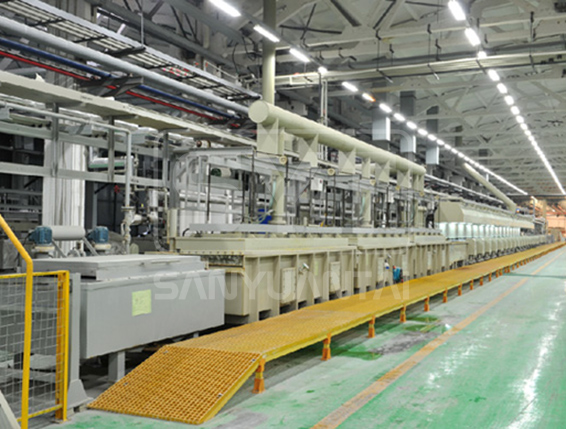Brass plating production line - Brass plating production line