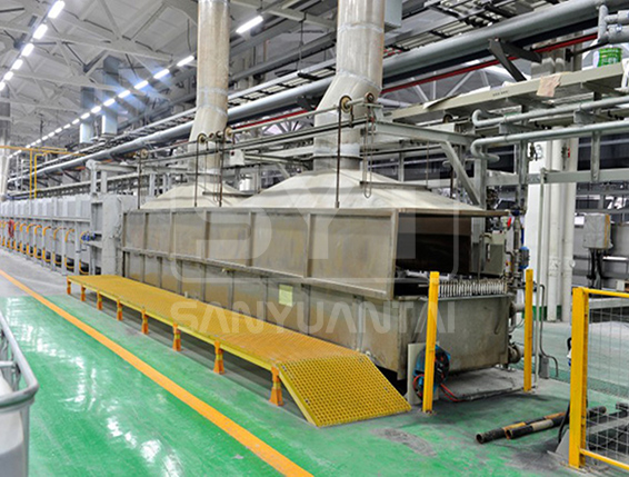 Brass plating production line - Brass plating production line
